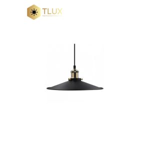 Black Metallic Triangle Industrial Pendant Light Fixture