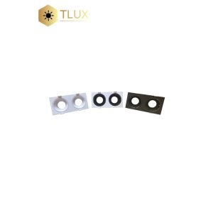 Dual Head Deep Recessed GU10 Ceiling Fixture