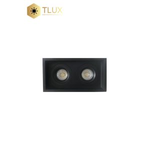 Dual / Double / 2 Head Recessed GU10 Downlight Ceiling Fixture