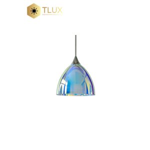 TLUX Rainbow Plated Glass Cone COB Pendant Light / Lamp Fixture