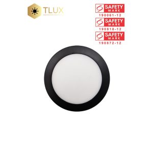 TLUX Safety Mark LED Epistar Tricolour Preset Surface Mount Panel Downlight