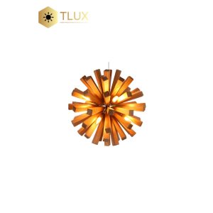 Wooden Firework Pendant Light