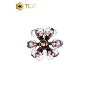 Black Metallic Firework Pendant Light