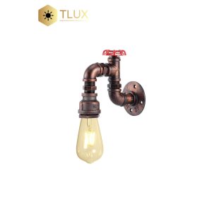 Industrial Vintage Rustic Pipe Wall Lamp / Light