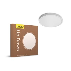 Near Wi-fi Up-down Emitting Round White Ceiling Light 20W+3W